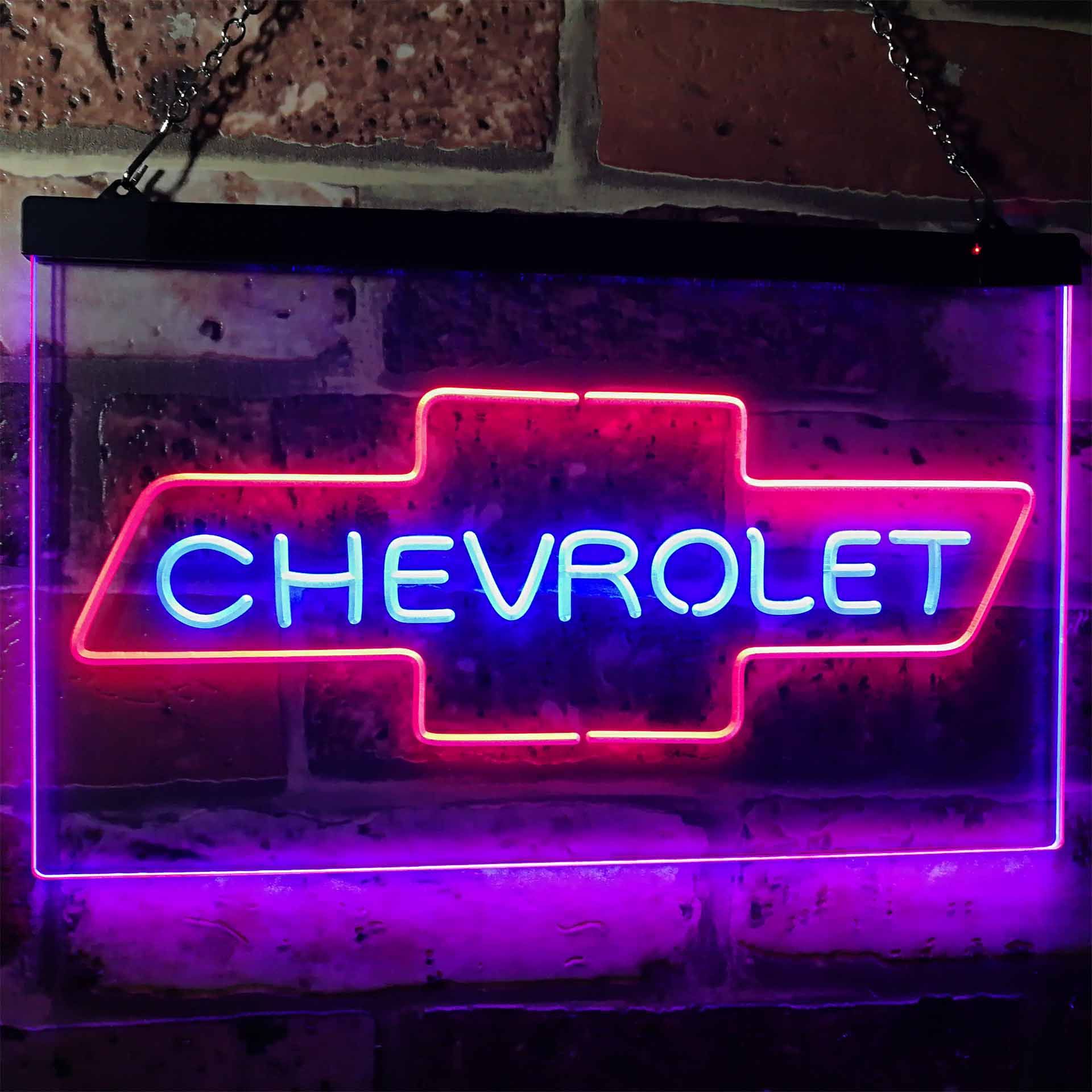 Chevrolet Dual LED Neon Light Sign